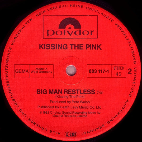 Kissing The Pink : The Other Side Of Heaven (12", Maxi)