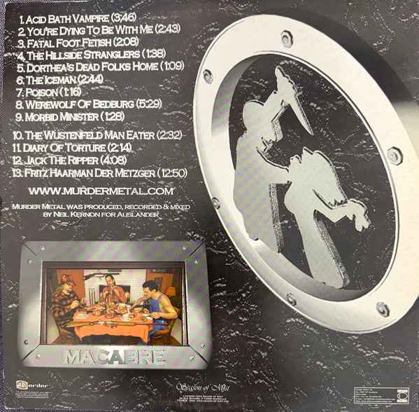 Macabre - Murder Metal (LP) (Near Mint (NM or M-))