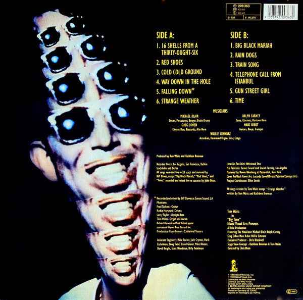 Tom Waits - Big Time (LP) (Very Good Plus (VG+))