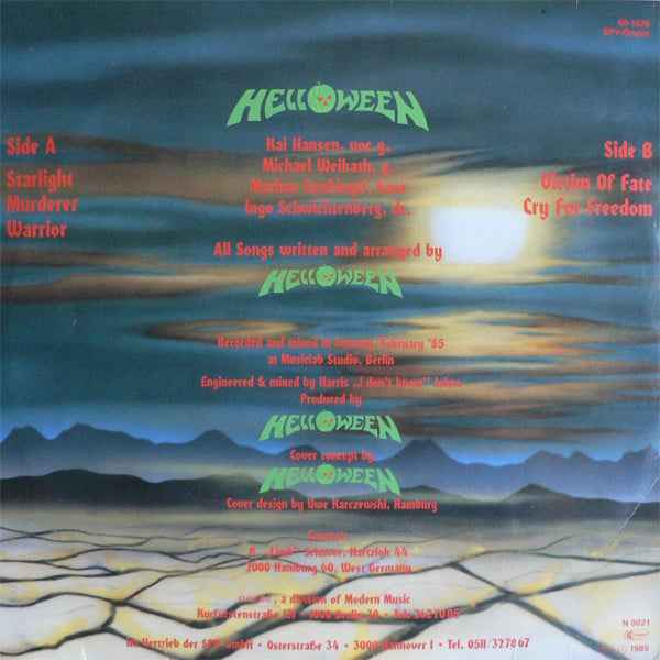 Helloween - Helloween (12") (Very Good Plus (VG+))