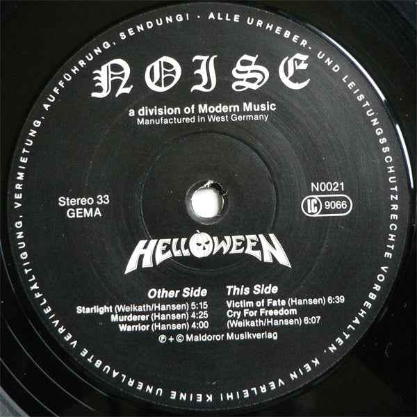 Helloween - Helloween (12") (Very Good Plus (VG+))