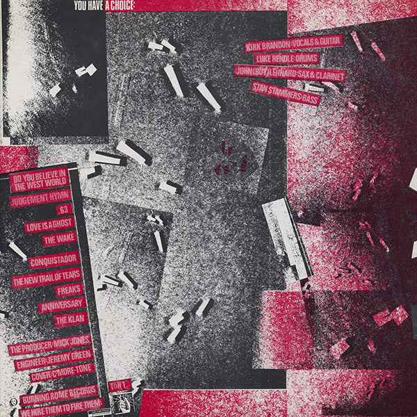 Theatre Of Hate - Westworld (LP) (Near Mint (NM or M-))