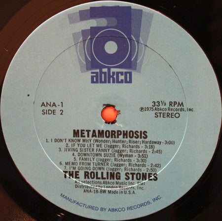 The Rolling Stones : Metamorphosis (LP, Comp, Bes)