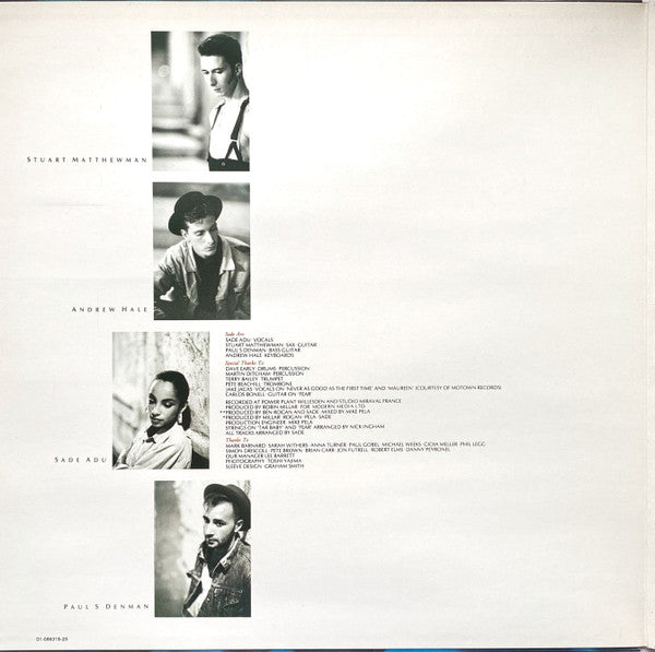 Sade : Promise (LP, Album, Whi)
