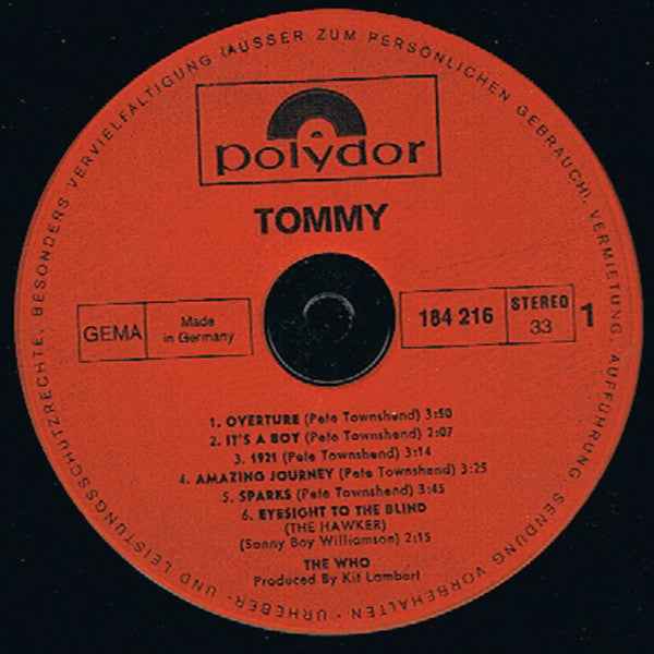 The Who - Tommy (2xLP) (Near Mint (NM or M-))