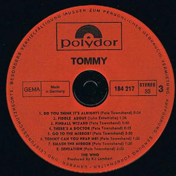 The Who - Tommy (2xLP) (Near Mint (NM or M-))