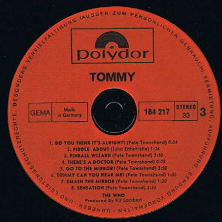 The Who - Tommy (2xLP) (Near Mint (NM or M-))