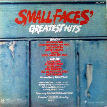 Small Faces - Small Faces' Greatest Hits (LP) (Very Good Plus (VG+))