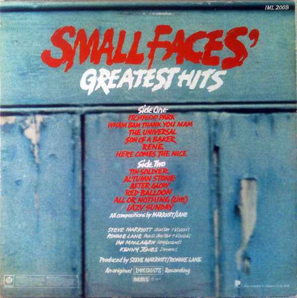 Small Faces - Small Faces' Greatest Hits (LP) (Very Good Plus (VG+))