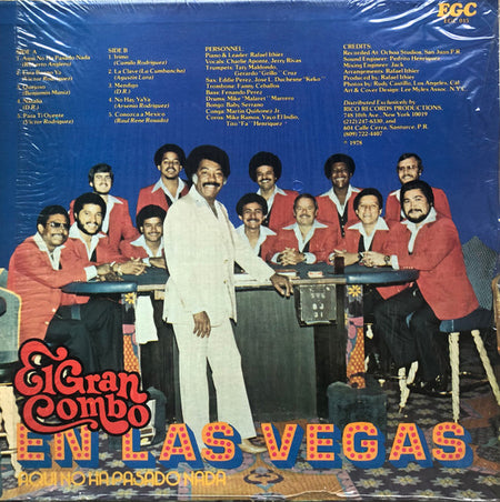 El Gran Combo : El Gran Combo En Las Vegas (LP, Album)