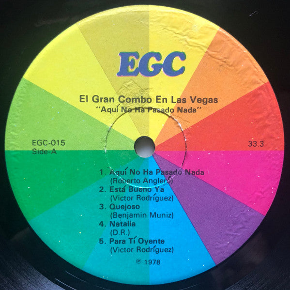 El Gran Combo : El Gran Combo En Las Vegas (LP, Album)