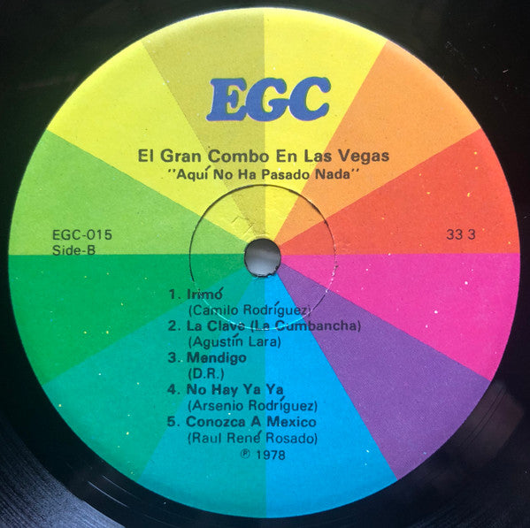 El Gran Combo : El Gran Combo En Las Vegas (LP, Album)