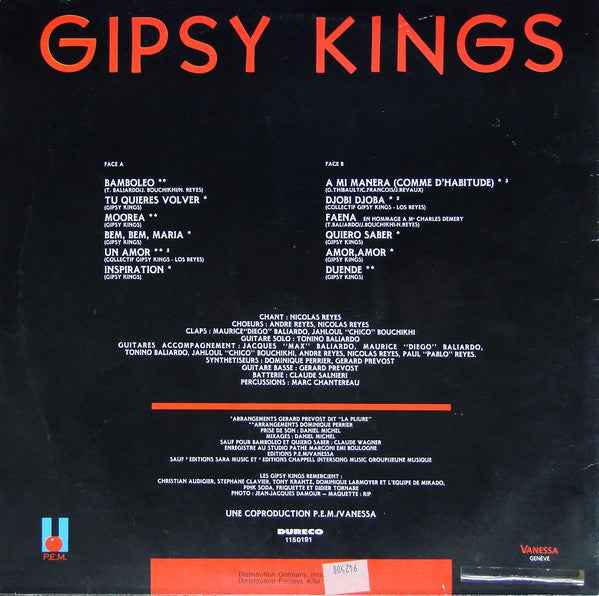 Gipsy Kings - Gipsy Kings (LP) (Near Mint (NM or M-))