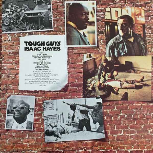 Isaac Hayes - Tough Guys (Music From The Soundtrack Of The Paramount Release 'Three Tough Guys') (LP) (Very Good Plus (VG+))