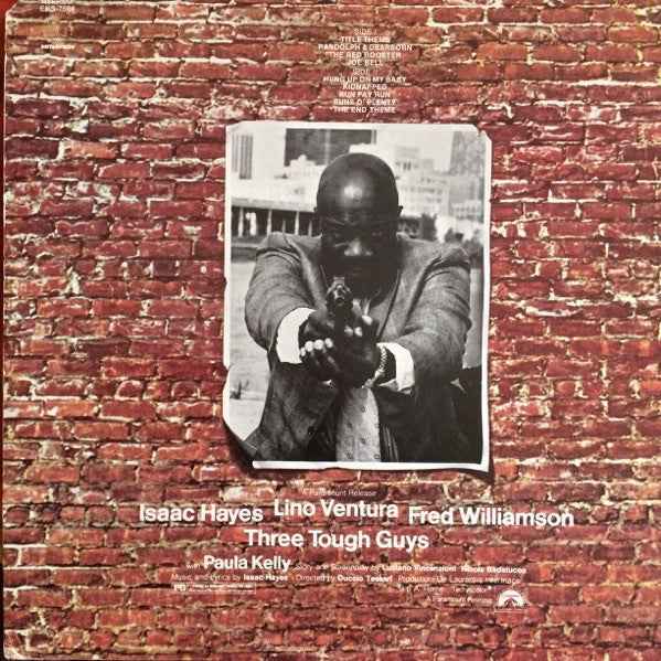 Isaac Hayes - Tough Guys (Music From The Soundtrack Of The Paramount Release 'Three Tough Guys') (LP) (Very Good Plus (VG+))