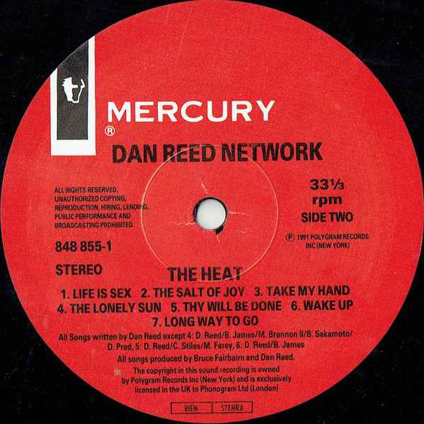 Dan Reed Network - The Heat (LP) (Very Good Plus (VG+))