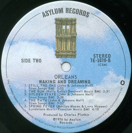 Orleans : Waking And Dreaming (LP, Album, CSM)