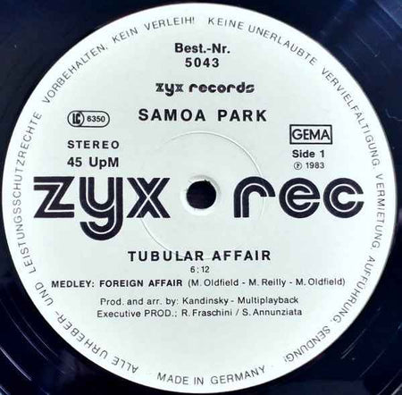 Samoa Park - Tubular Affair (12") (Near Mint (NM or M-))