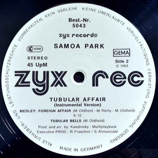 Samoa Park - Tubular Affair (12") (Near Mint (NM or M-))