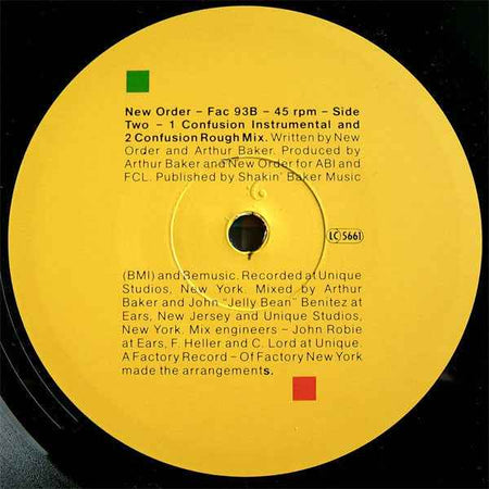 New Order - Confusion (12") (Near Mint (NM or M-))
