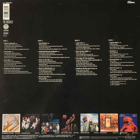 Black Sabbath - Blackest Sabbath: Black Sabbath 1970-1987 (2xLP) (Very Good Plus (VG+))