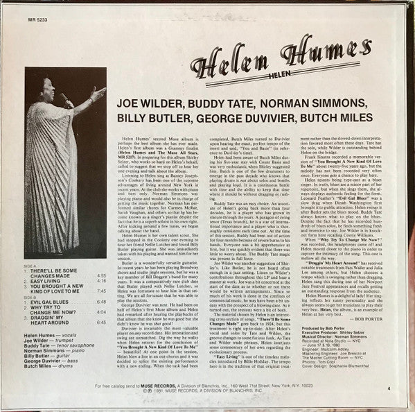 Helen Humes : Helen (LP, Album)