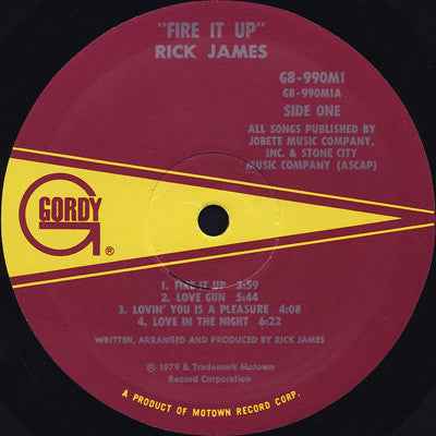 Rick James - Fire It Up (LP) (Very Good Plus (VG+))
