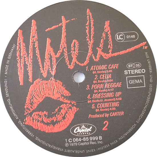 The Motels - Motels (LP) (Near Mint (NM or M-))