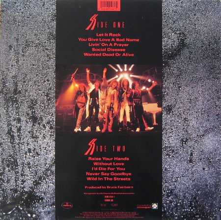 Bon Jovi : Slippery When Wet (LP, Album)