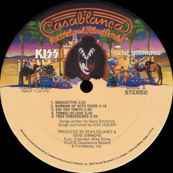 Kiss, Gene Simmons Gene Simmons (LP) (Very Good Plus (VG+))