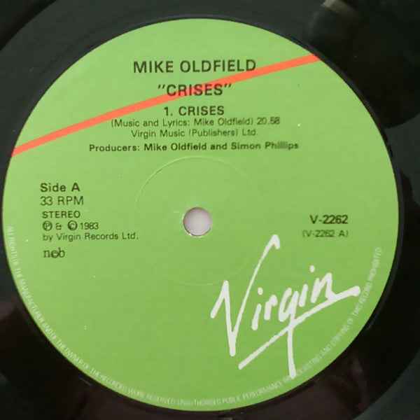 Mike Oldfield - Crises (LP) (Near Mint (NM or M-))
