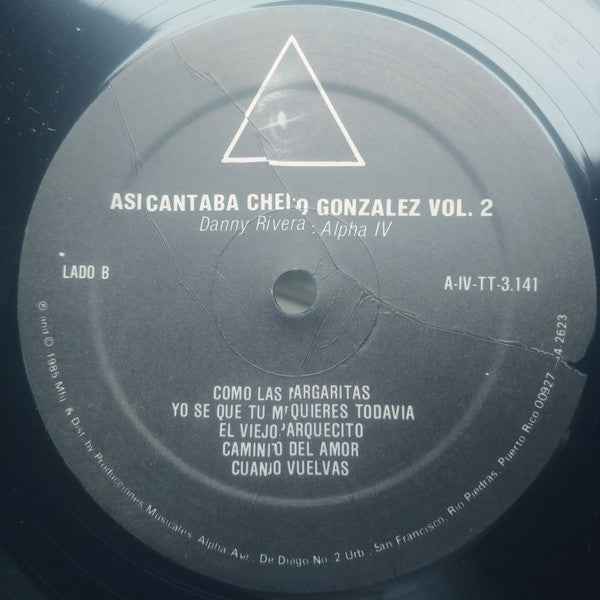 Danny Rivera Y Alpha IV - Asi Cantaba Cheito Gonzalez Vol. 2 (LP) (Near Mint (NM or M-))