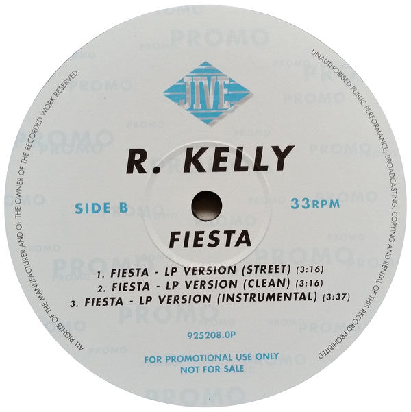 R. Kelly : Fiesta (12", Promo)