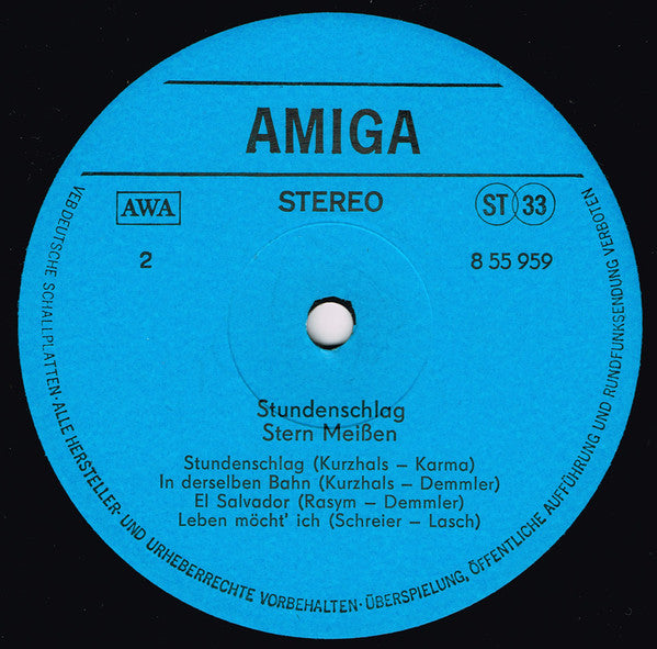 Stern Meissen : Stundenschlag (LP, Album)