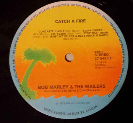 Bob Marley & The Wailers - Catch A Fire (LP) (Very Good Plus (VG+))
