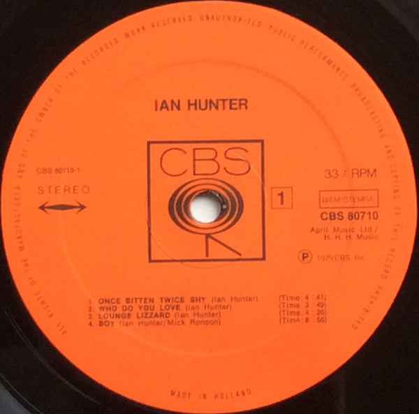 Ian Hunter Ian Hunter (LP) (Near Mint (NM Or M ))