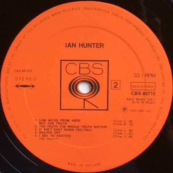 Ian Hunter Ian Hunter (LP) (Near Mint (NM Or M ))