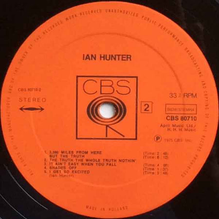 Ian Hunter Ian Hunter (LP) (Near Mint (NM Or M ))