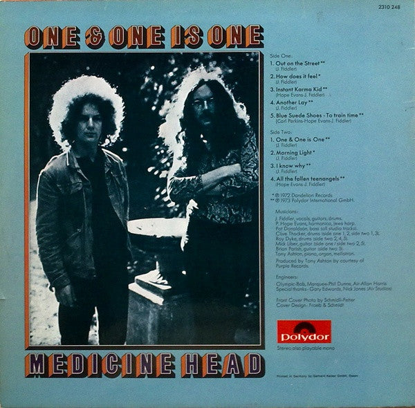 Medicine Head (2) : One & One Is One (LP, Album)