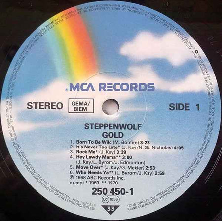 Steppenwolf - Gold (Their Great Hits) (LP) (Near Mint (NM or M-))
