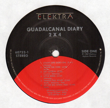 Guadalcanal Diary : 2 X 4 (LP, Album)