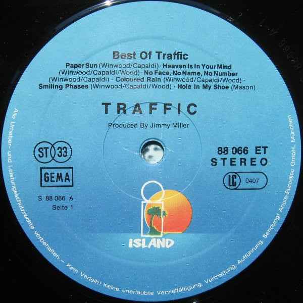 Traffic - Best Of Traffic (LP) (Near Mint (NM or M-))
