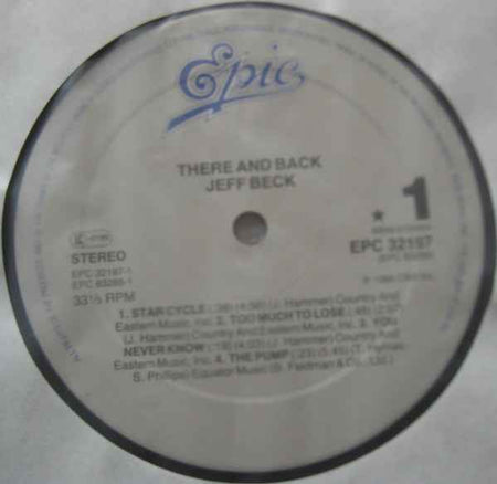 Jeff Beck - There & Back (LP) (Near Mint (NM or M-))