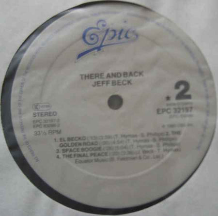 Jeff Beck - There & Back (LP) (Near Mint (NM or M-))
