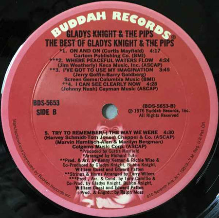 Gladys Knight And The Pips - The Best Of Gladys Knight & The Pips (LP) (Very Good Plus (VG+))