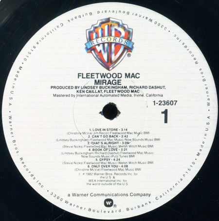 Fleetwood Mac : Mirage (LP, Album, Spe)