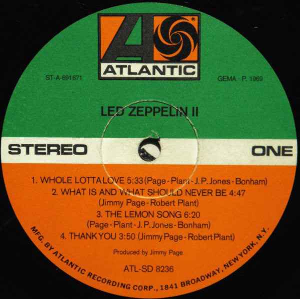 Led Zeppelin - Led Zeppelin II (LP) (Very Good Plus (VG+))