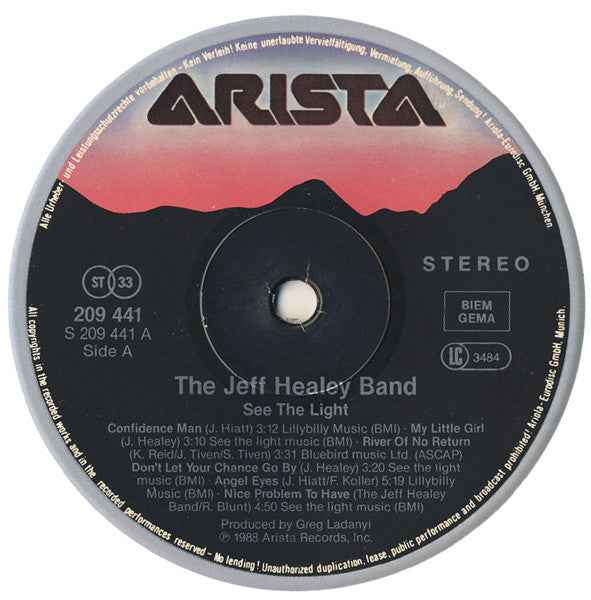 The Jeff Healey Band See The Light (LP) (Near Mint (NM Or M ))