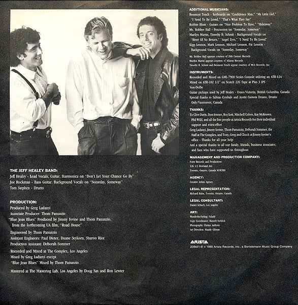 The Jeff Healey Band See The Light (LP) (Near Mint (NM Or M ))