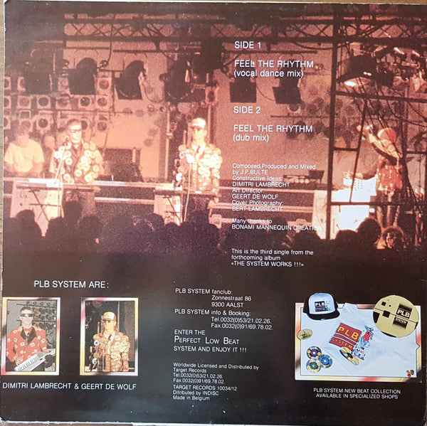 PLB System - Feel The Rhythm (12") (Near Mint (NM or M-))